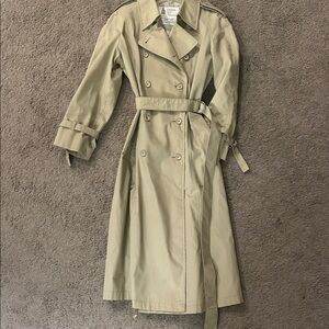 London Fog Vintage Belted Trench Raincoat